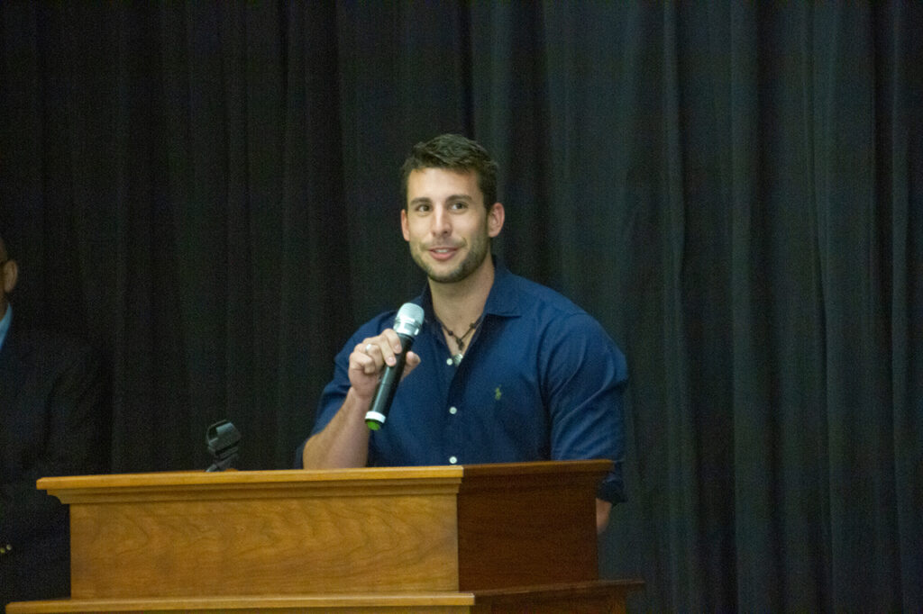 Tyler Stentiford, Trinity High School alumnus.
