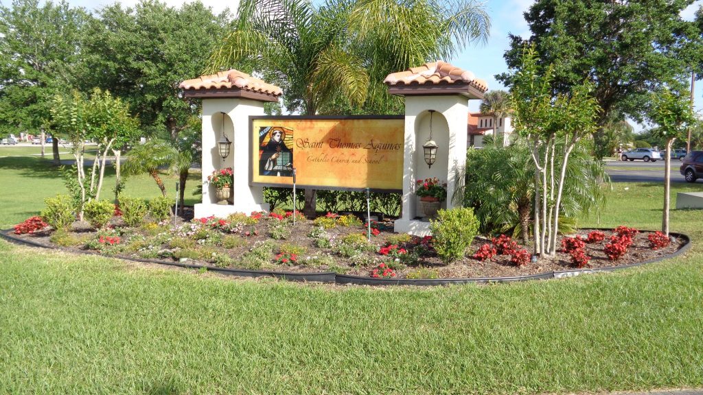 St. Thomas Aquinas Catholic Church Sign