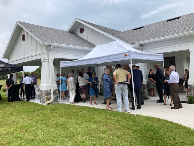 Emmaus Building Blessing Ceremony Outdoors Reception