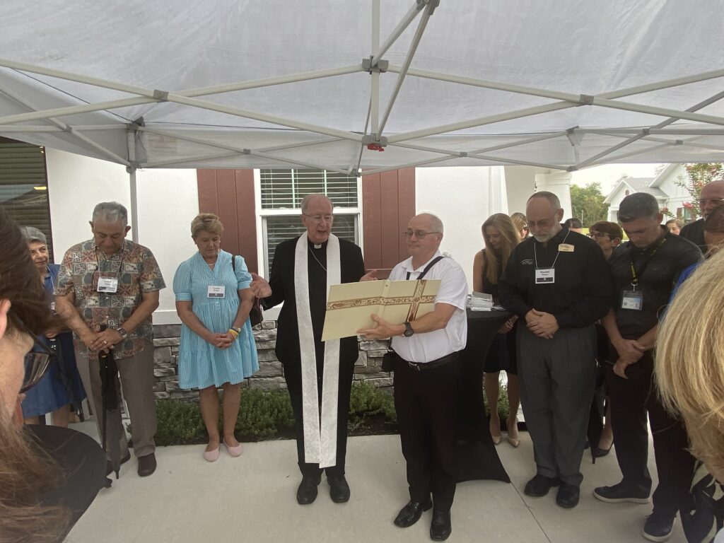 Emmaus Building Blessing Ceremony Outdoors