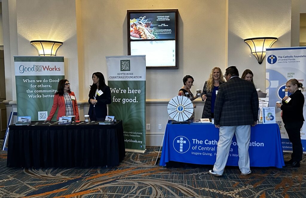 National Philanthropy Day CFOCF Sponsors Booth