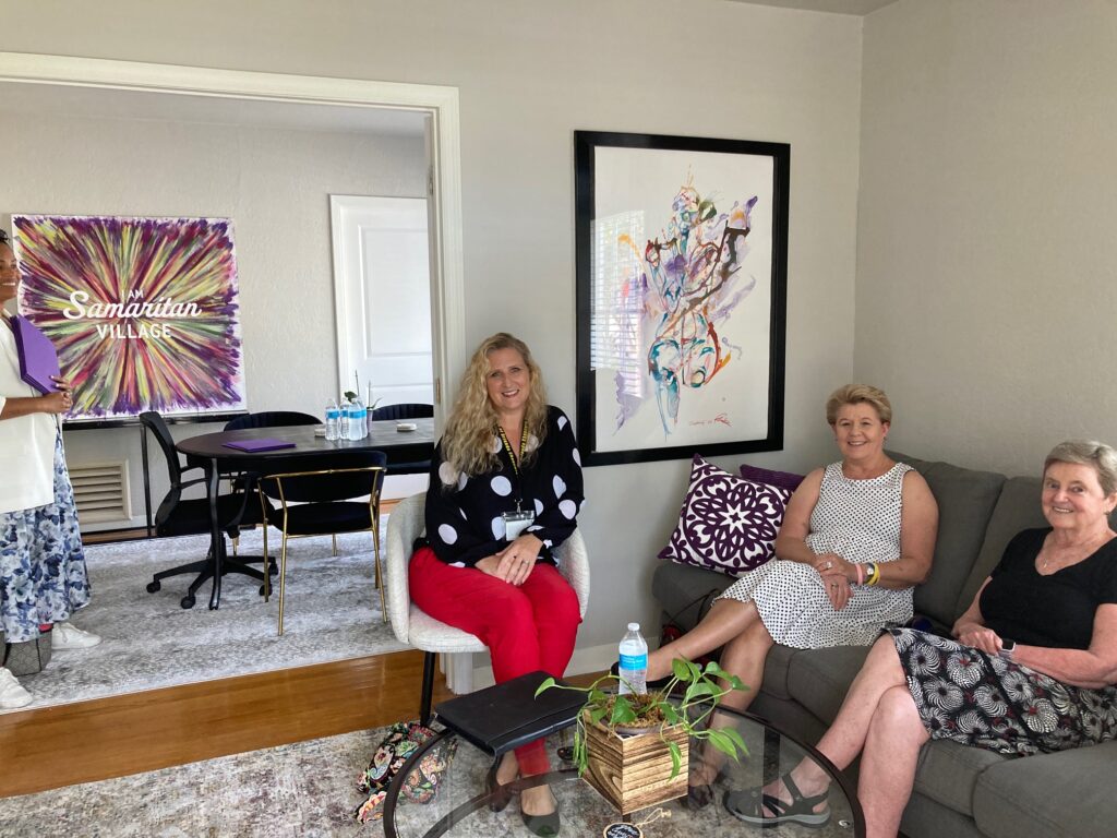 Women's Philanthropic Giving Circle Samaritan Village Visit Images