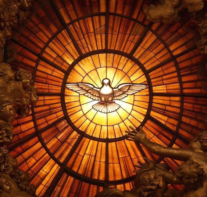Holy Spirit Stained Glass