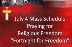 Mass schedule