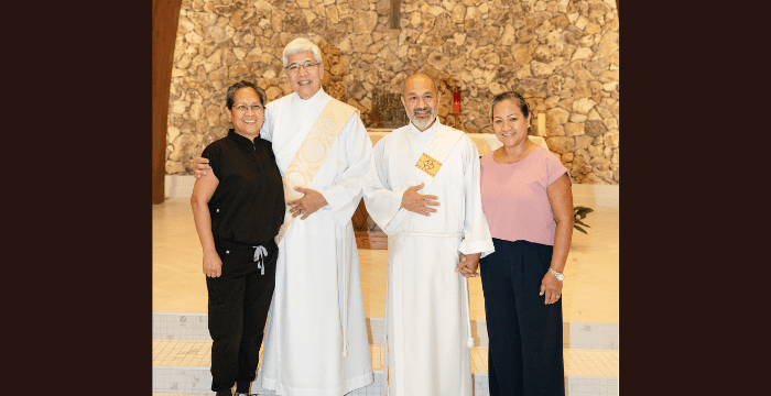 2 deacons celebrate their wives for growing their faith