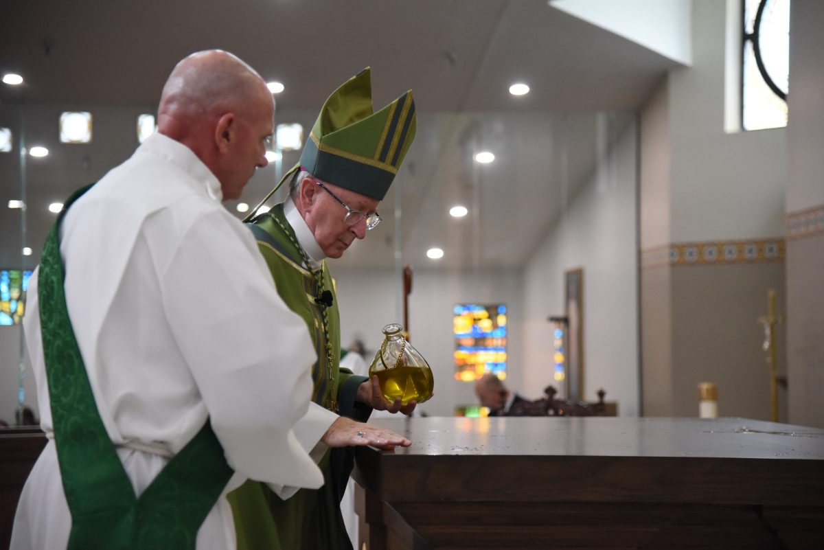 Sanctuary renovation highlights altar