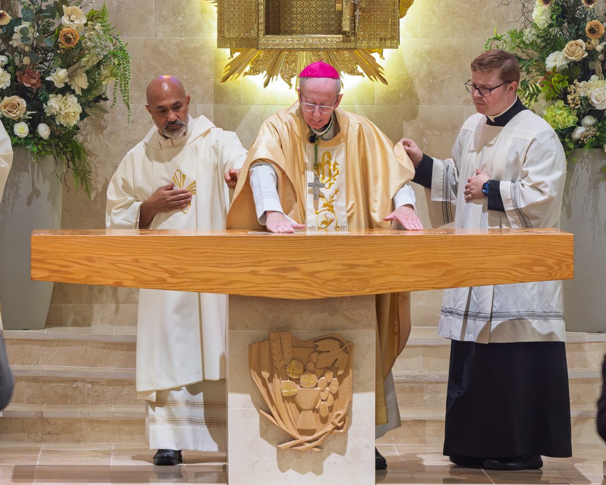 Renovated sanctuary blessed