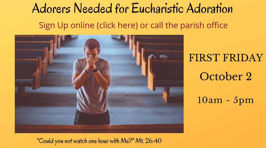 Adorers for Eucharistic Adoration(2)