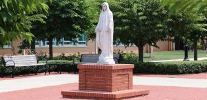 All Saints Catholic School courtyard