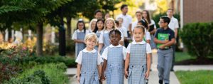 All Saints students - Pre-Kindergarten to 8th grade