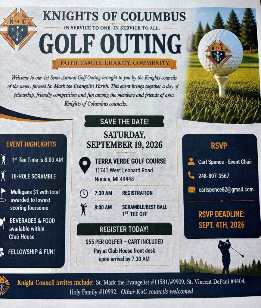 Golf Outing – September 19