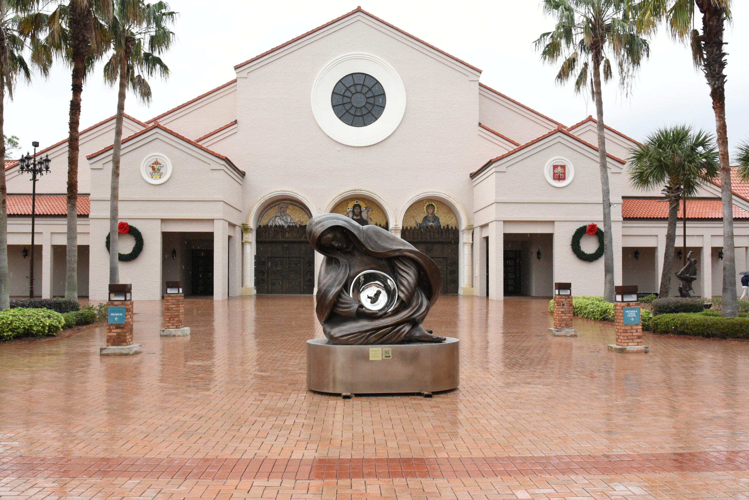 The Unveiling of Sculpture of Blessed Virgin Mary and the Unborn Christ Child
