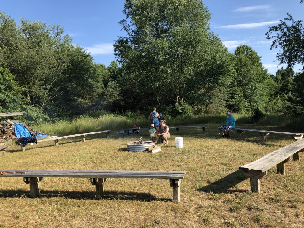 Fire Pit and Trail