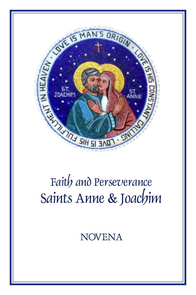 St. Anne and St. Joachim Novena