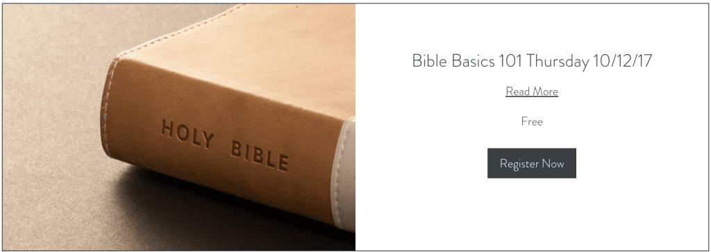 Bible Studies Oct 2017