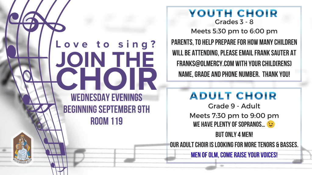 Love to Sing? Join the Choir! 🎶 9/9