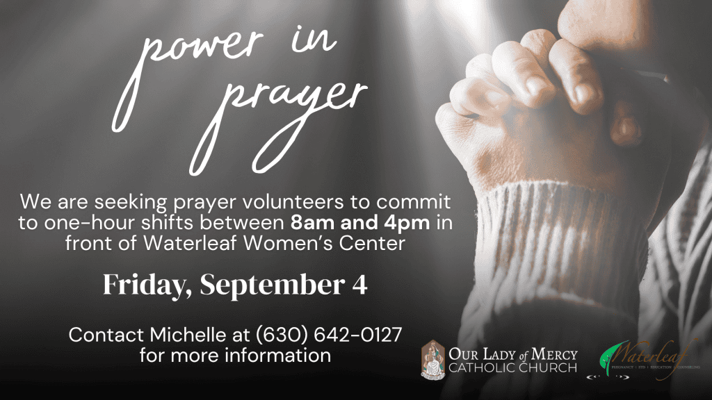 Volunteer to Pray on First Friday 9/4