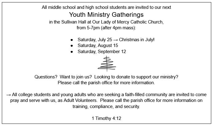 YOUTH MINISTRY