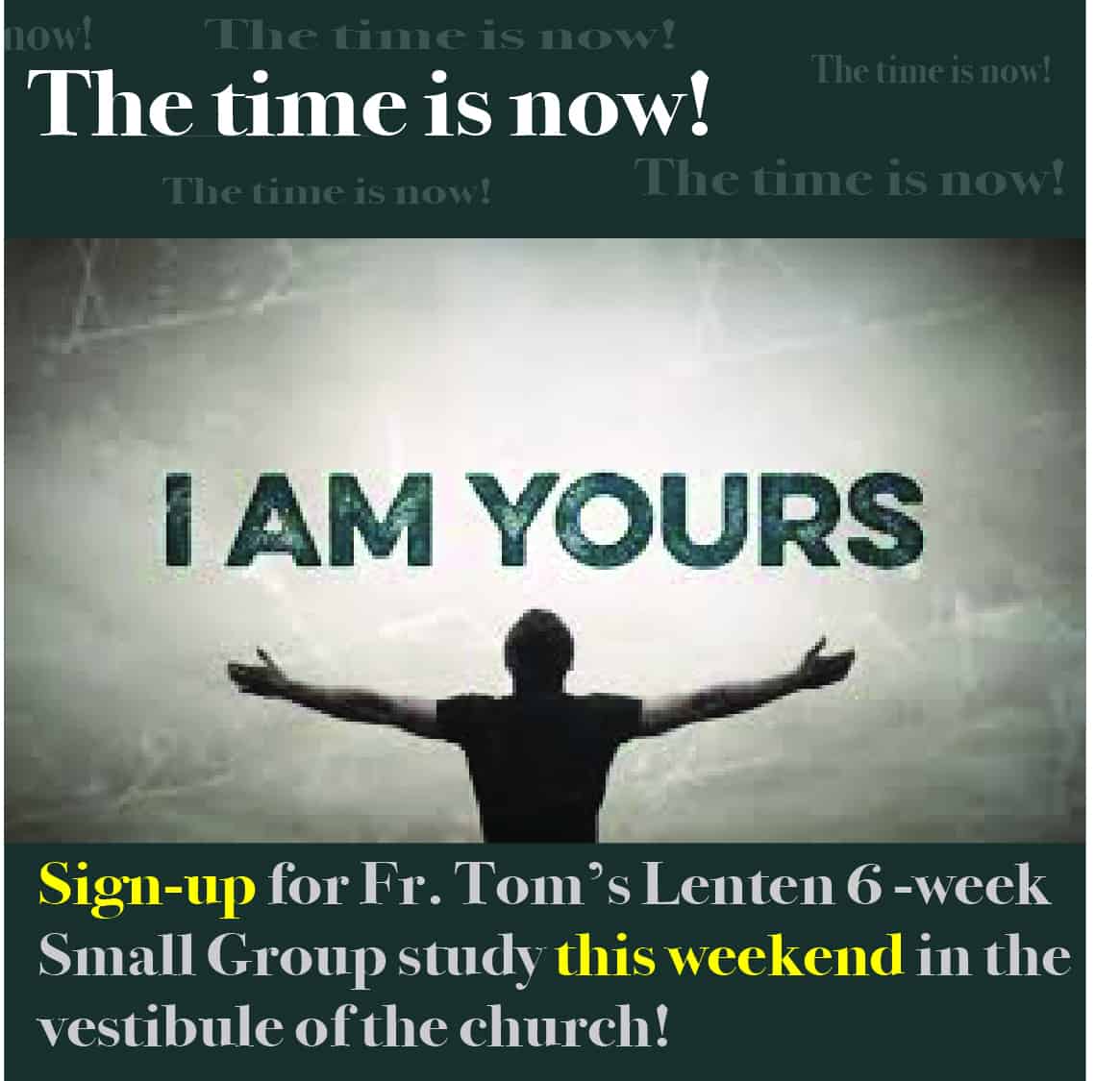 I am yours signup image