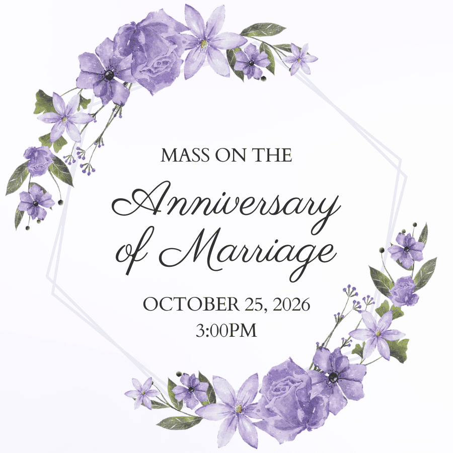 Anniversary Mass 2026