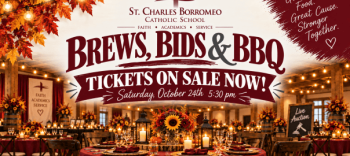 Join us for Brews, Bids and BBQ ~ October 24th!