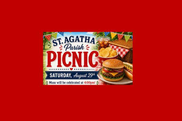 Parish Picnic & Raffle August 29th