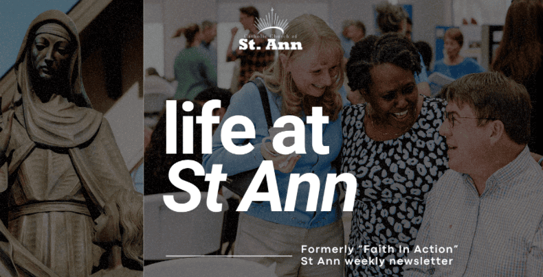 Life at St Ann Newsletter