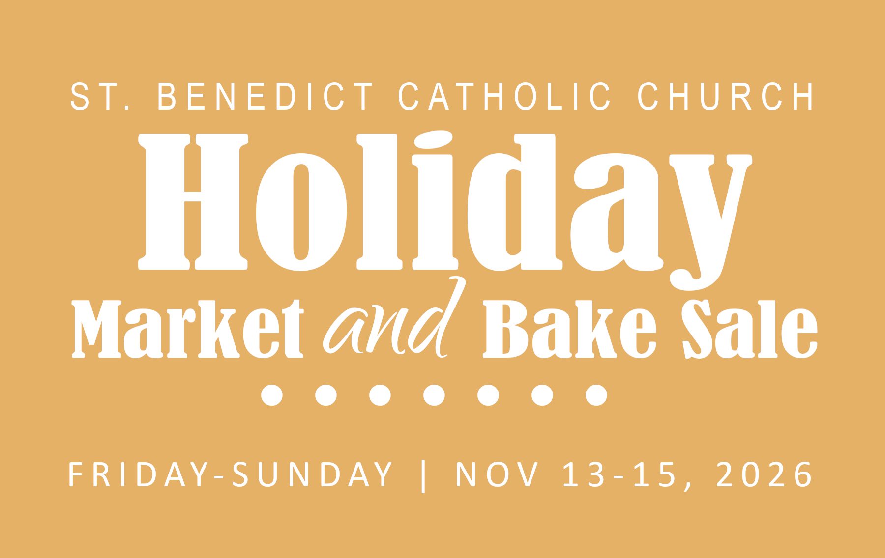 Holiday Market 2026
