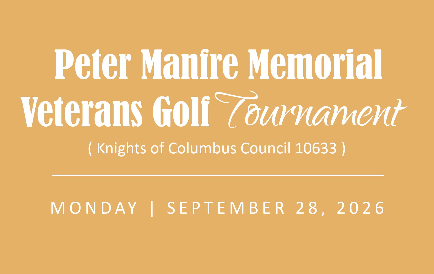 Golf Tournament