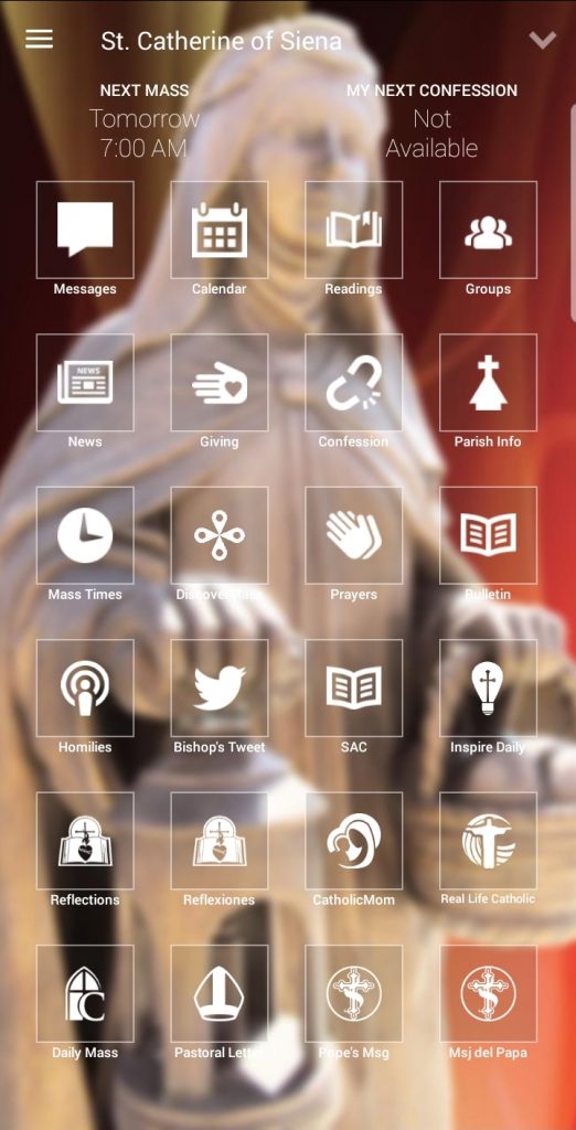 Catherine of Siena Orange Park myParish App Screenshot