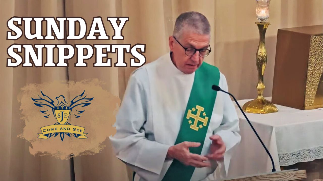 Homily Short, 3rd Sunday in Lent, March 8, 2026