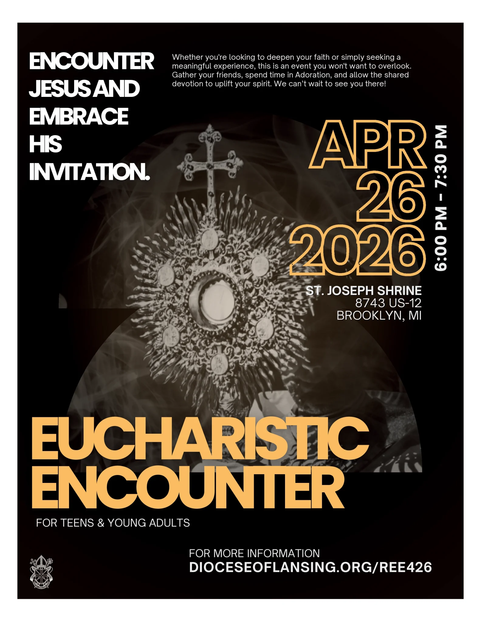 Encounter Jesus: Eucharistic Encounter for Teens & Young Adults April 26, 2026