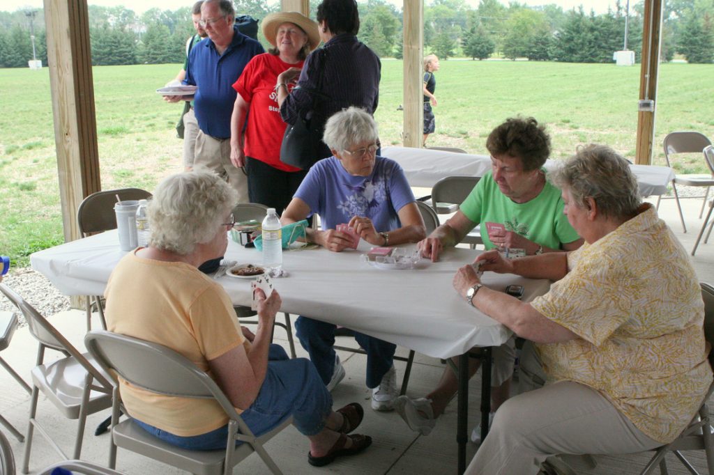People playing cards