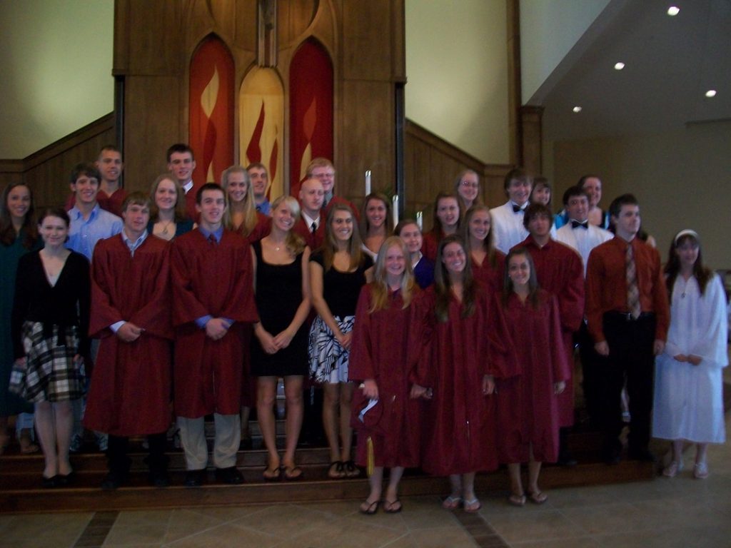Group photo of the high school students