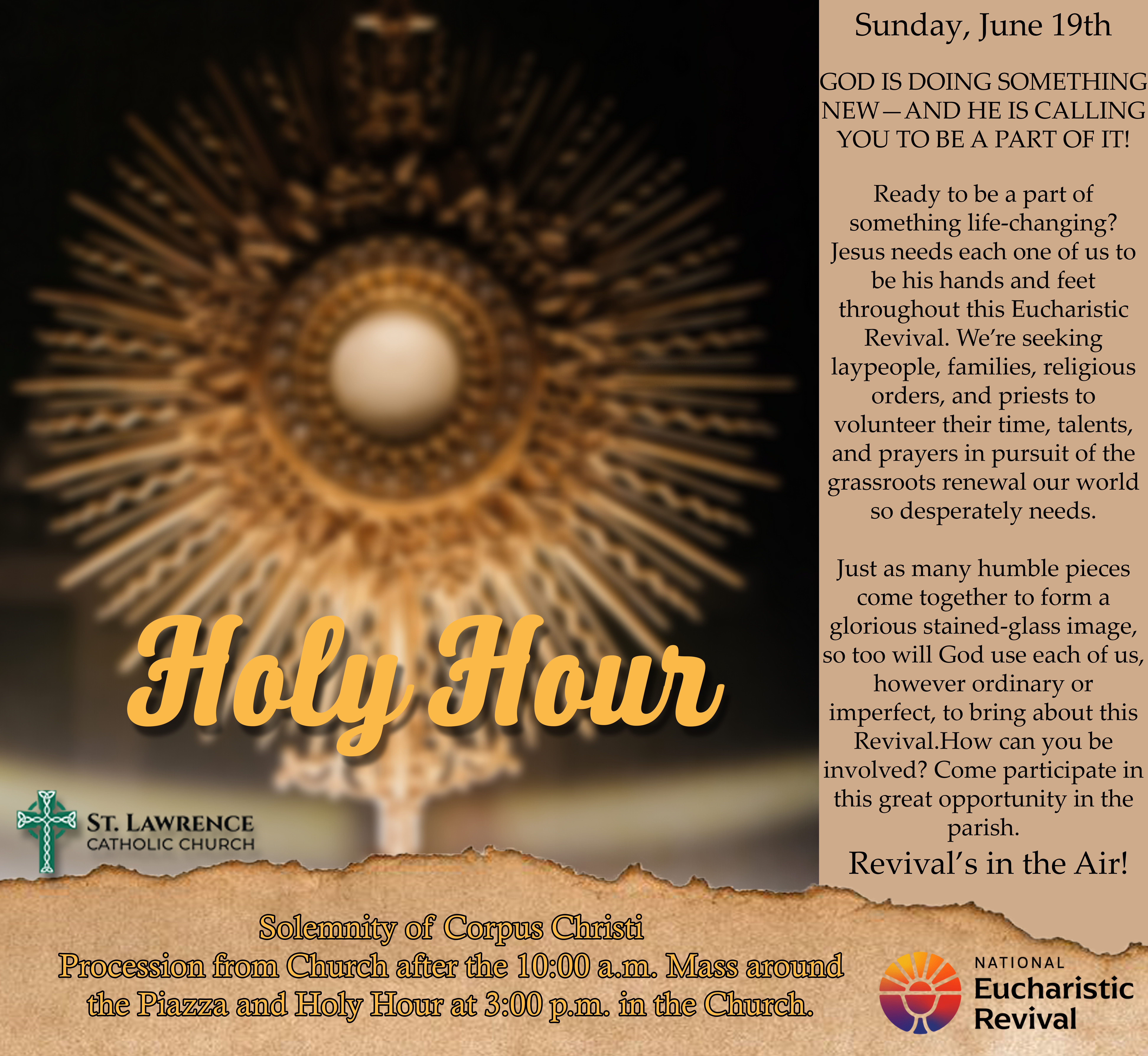 Holy Hour at St. Lawrence Parish
