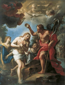 Painting of Jesus Baptism
