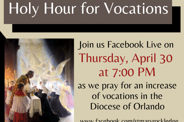 Holy Hour for Vocations