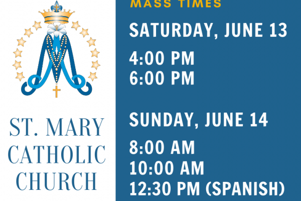 New Mass Schedule
