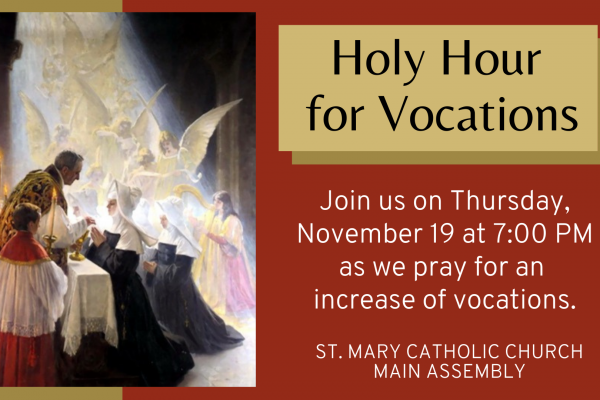 Holy Hour for Vocations