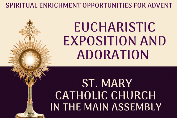 Adoration Schedule for Advent