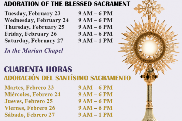 40 Hours – Adoration