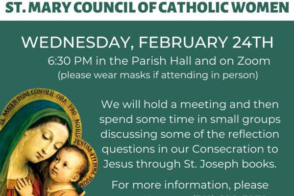 Council of Catholic Women Meeting