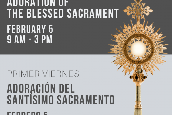 First Friday Adoration