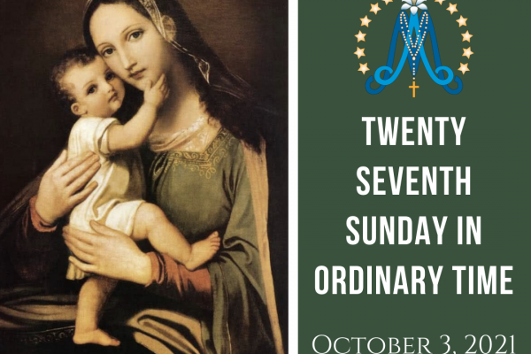 Twenty-Seventh Sunday in Ordinary Time