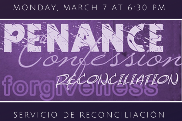 Lenten Reconciliation Service