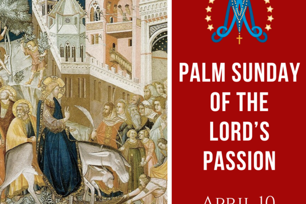Palm Sunday of the Lord’s Passion
