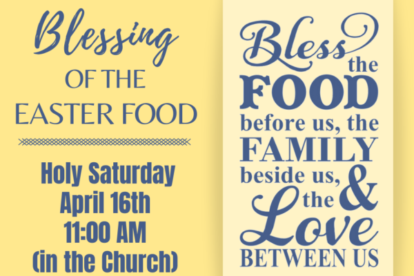 Blessing of the Easter Food