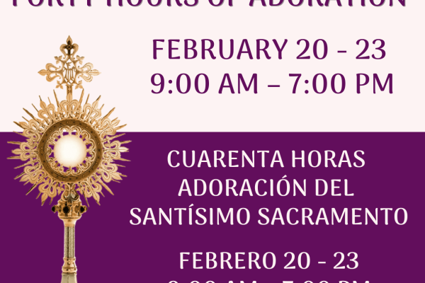 40 Hours of Adoration