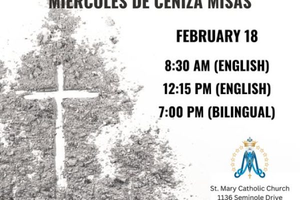 Ash Wednesday 2026