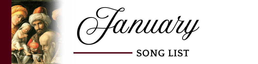 January 2025 Song List